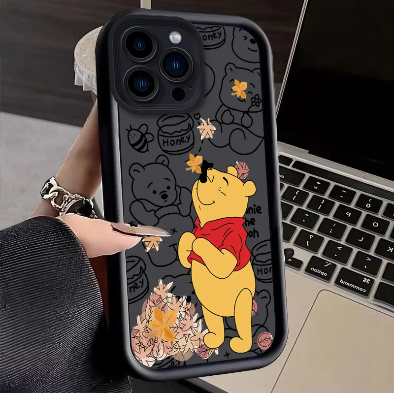 Чехол Disney Pooh Bear Eeyore для iPhone 16, 15, 14, 13, 12, 11 Pro Max XS X XR 8 7 6S 6 Plus SE 2020, противоударный чехол из жидкого силикона (art.: 3920ca97ef28d) - 3920ca97ef28d