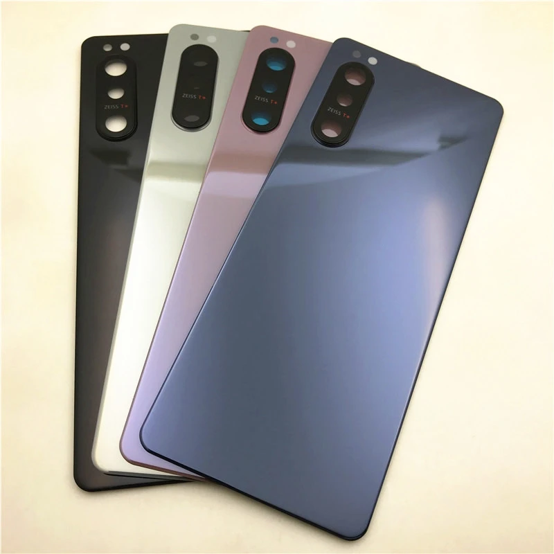 

For Sony Xperia 5 II Back Battery Cover Glass Housing Rear Door Case With Camera Lens For Sony Xperia 5 ii Battery cover Replace