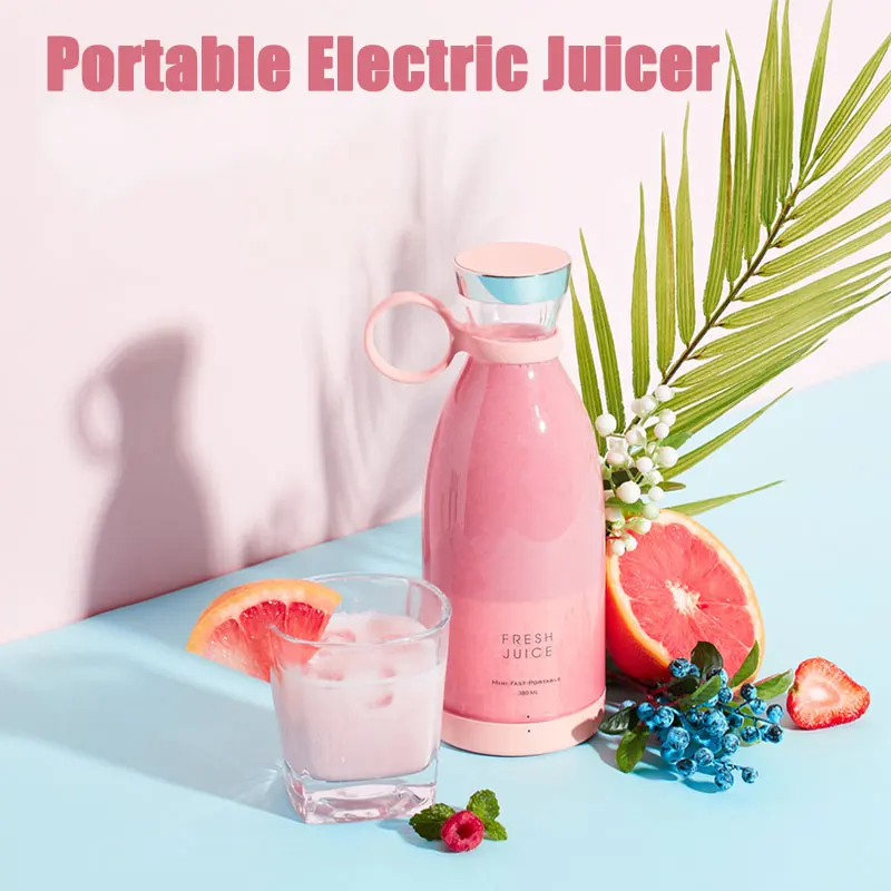 

Mini Portable Blender Centrifugal Juicer Fruit Extractor Smoothie Milkshake Fruit Vegetables Mixer Electric Quick Juice Maker