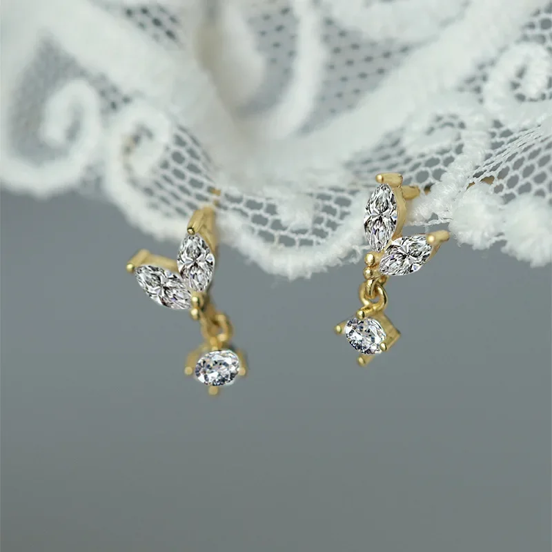 Женские серьги-гвоздики Huitan