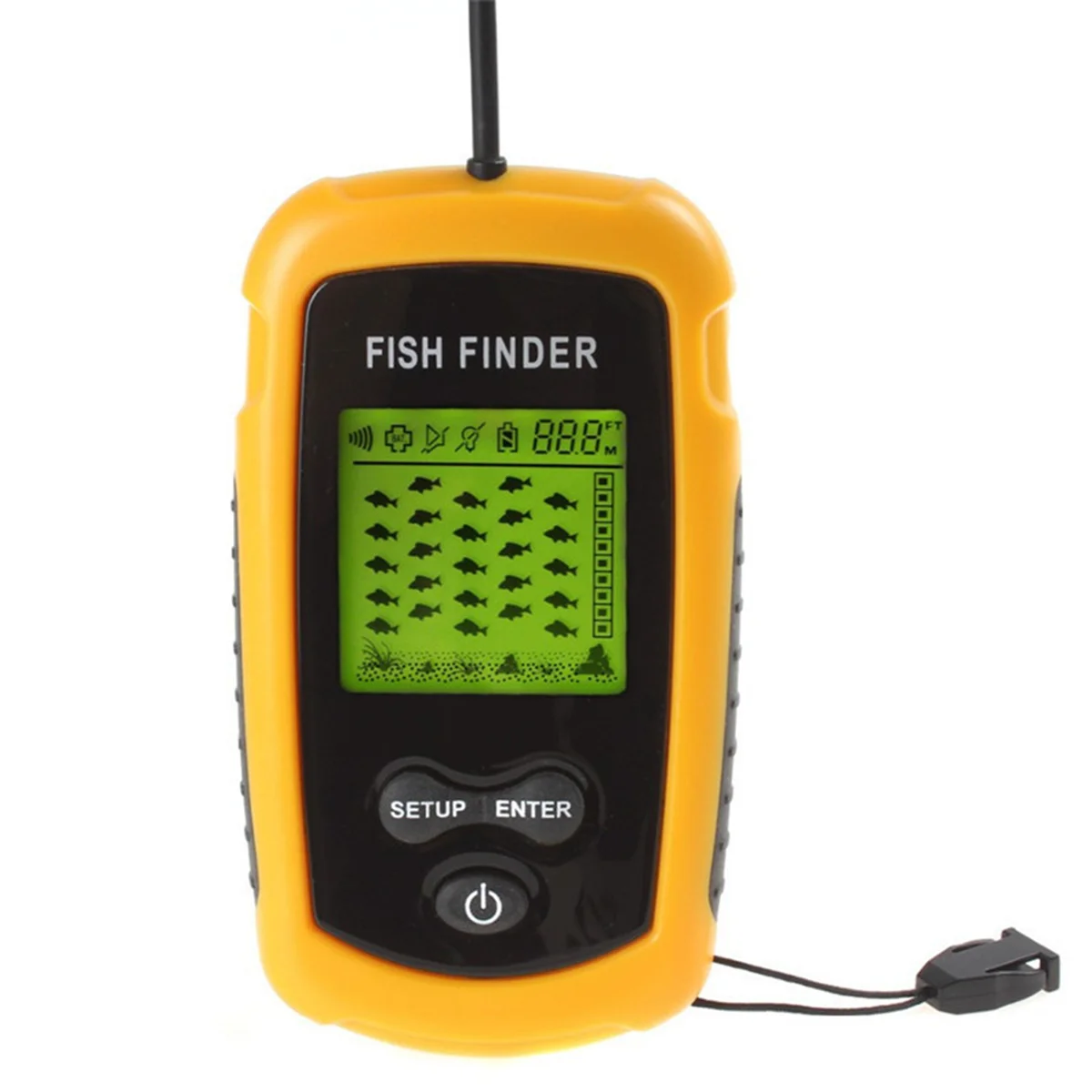 

1 pc Fish Finder Handheld Wired Portable Sonar Sensor Depth Locator