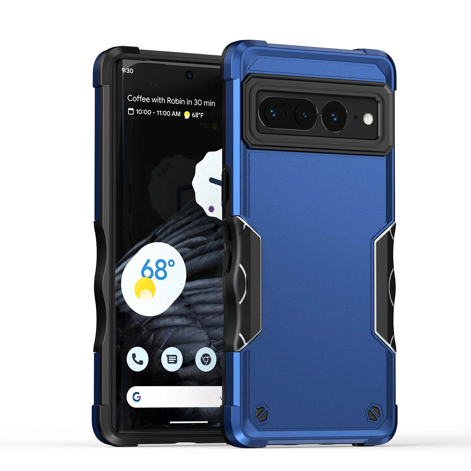 

Armor Shockproof Phone Case For Google Pixel 6 7 Pro Pixel 7A Case Non-slip TPU Frame Hard Plastic Protective Back Cover Fundas