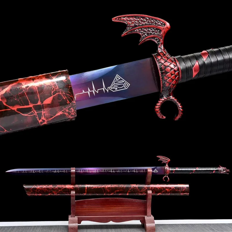 

Традиционный китайский меч J0112, настоящая Ручная ковка, искусственный меч из стали, Catana Japonesa, искусственный Китайский Меч