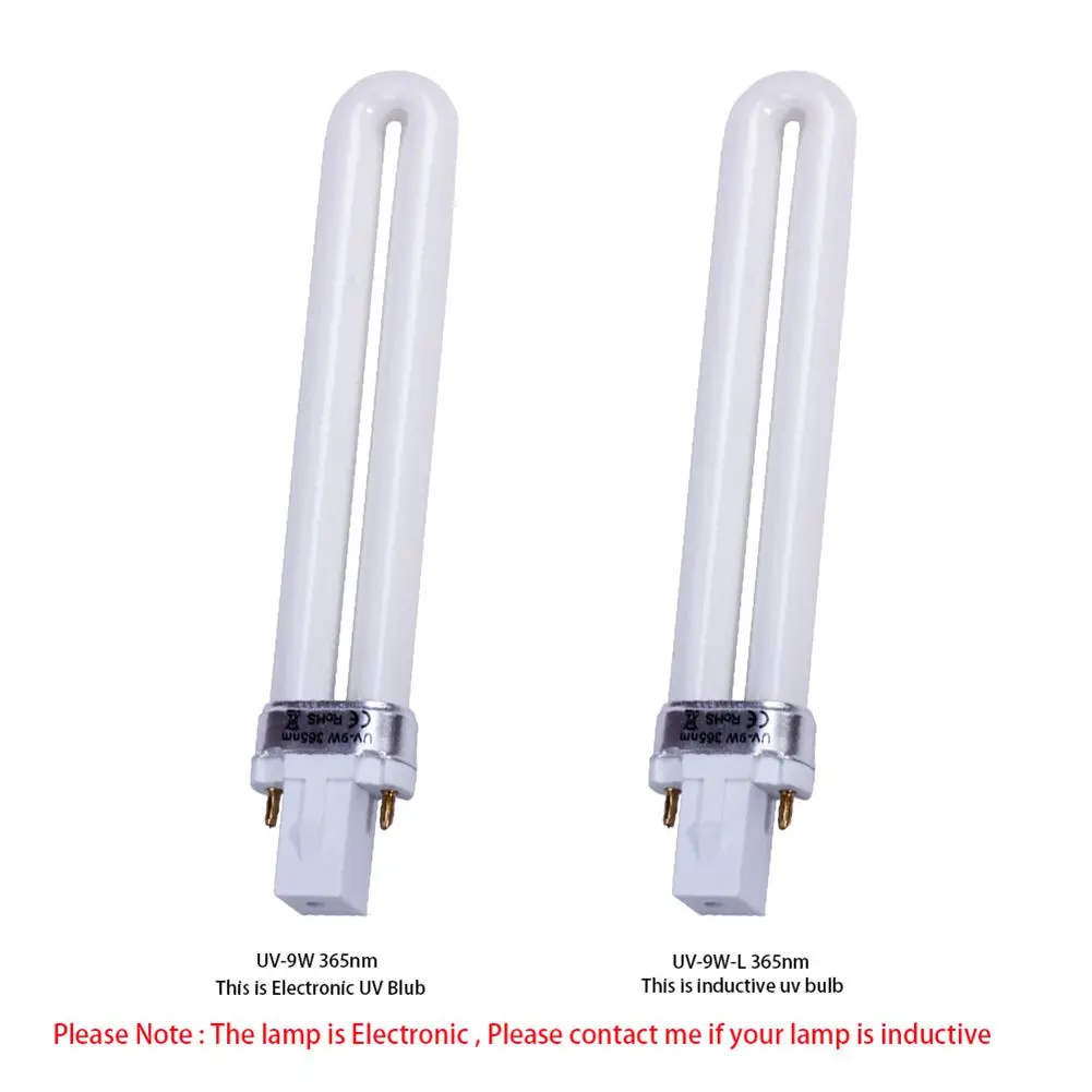 УФ-лампа для сушки ногтей 2 шт. 36 нм 9 Вт