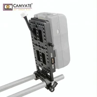 camvate v lock dual battery mounting plate mount for ursa mini photographic accessories