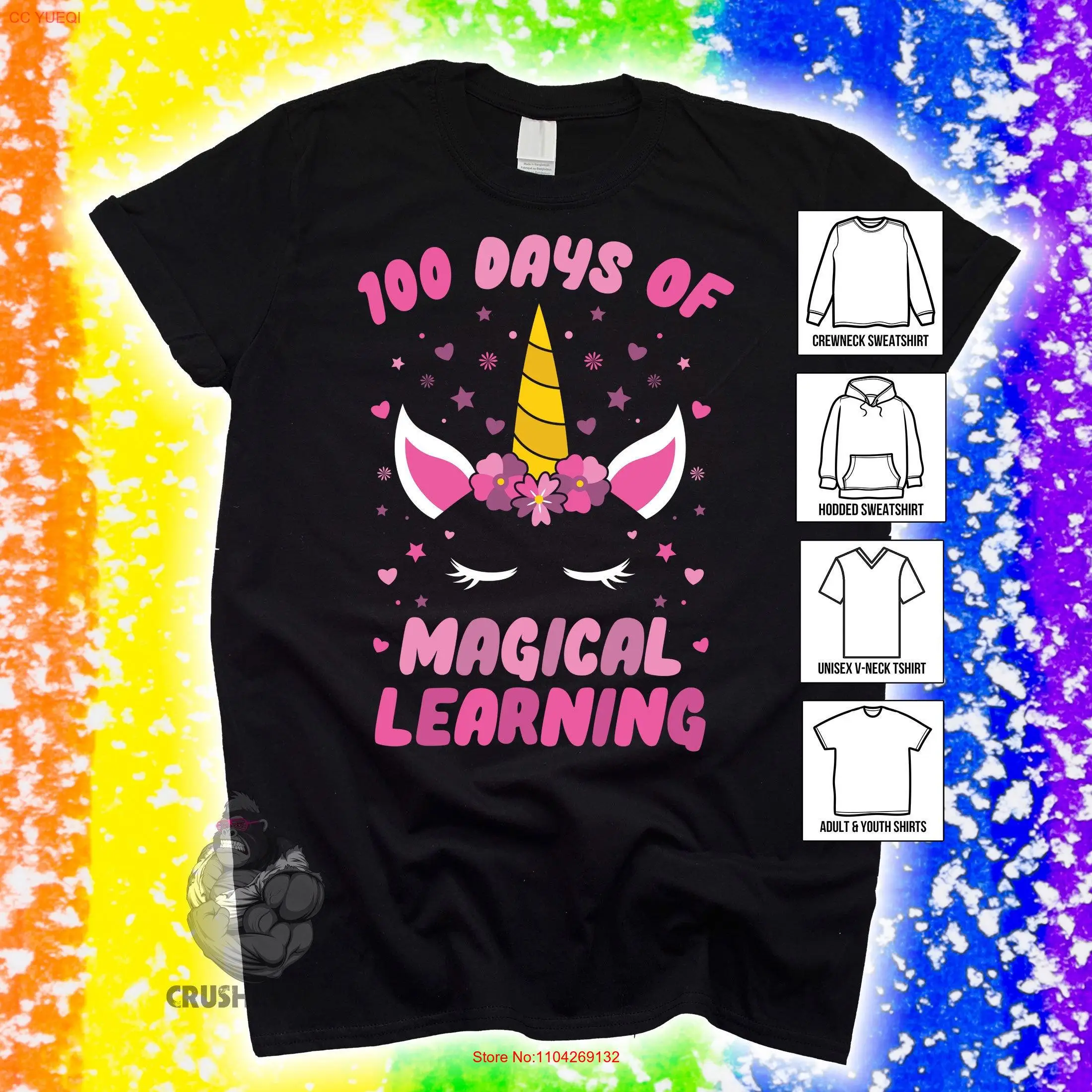 Футболка 100 дней школы для девочек футболка 100-й день детская мальчиков Волшебный