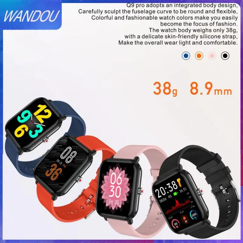 

Мужские и женские умные часы Spo2 Ip67 водонепроницаемые фитнес-часы с монитором сердечного ритма кровяное давление, умные часы 1,7 дюйма часы для спорта