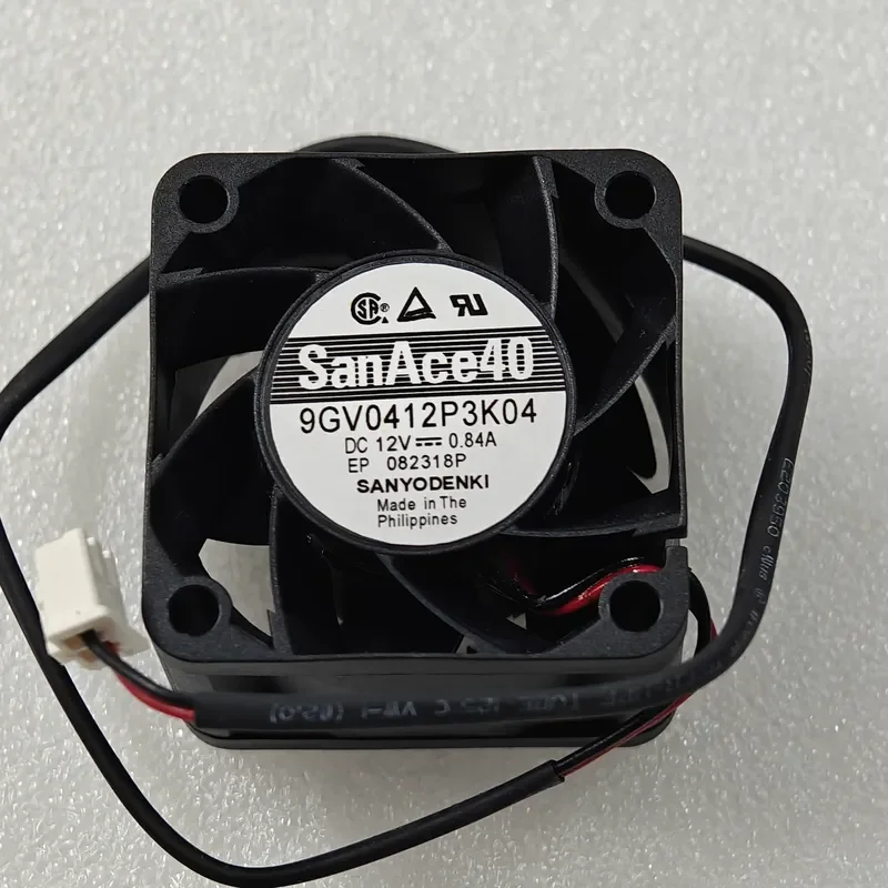 Фото Новый вентилятор охлаждения 12В 0.84А 4028 для сервера Sanyo 9GV0412P3K04 APW9, 4 см, официальный источник питания №2