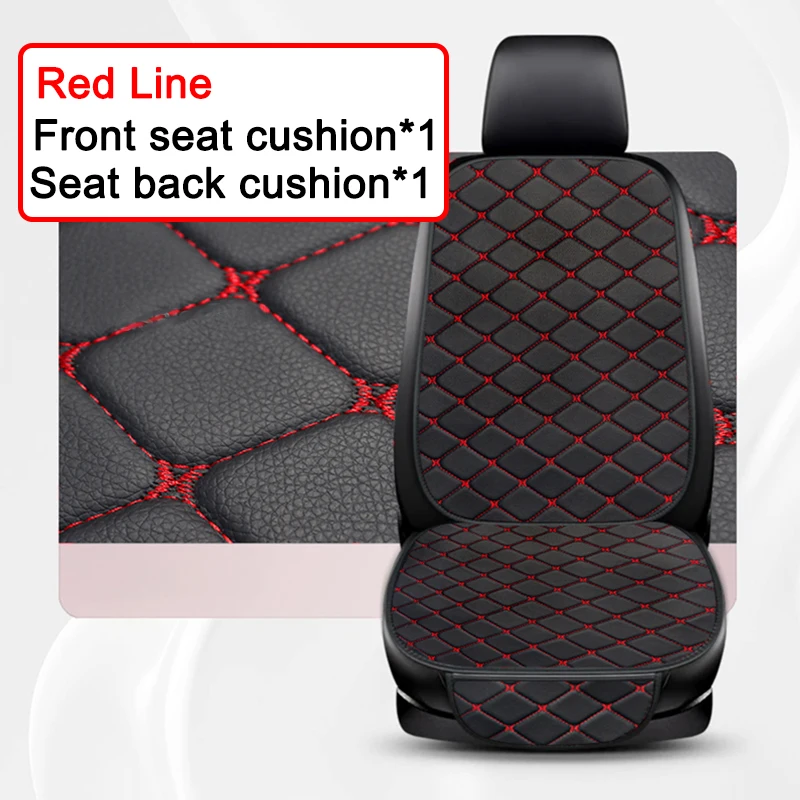 

Чехлы на автомобильные сиденья Kcimo из искусственной кожи, модные дышащие защитные подушки для передних/задних сидений, унив...