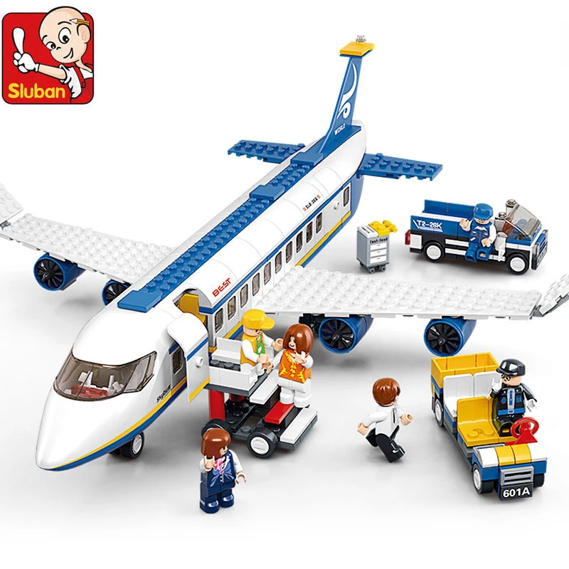 

463Pcs City Airport Airbus Aircraft Airplane Airbus Plane Brinquedos Avion Model Building Blocks Bricks Educational Kids Toys