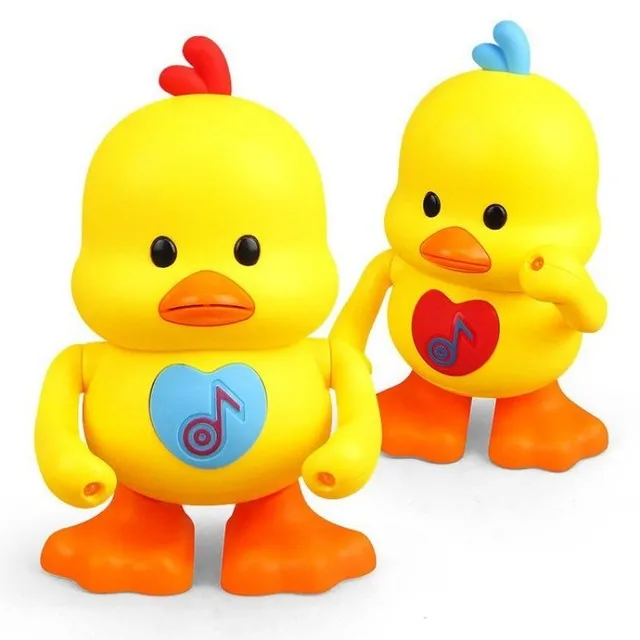 

Children's Toy Little Yellow Duck Singing Dancing Swinging Electric Dancing Robot Funny Christmas Gifts Electric Toys Robot Toy