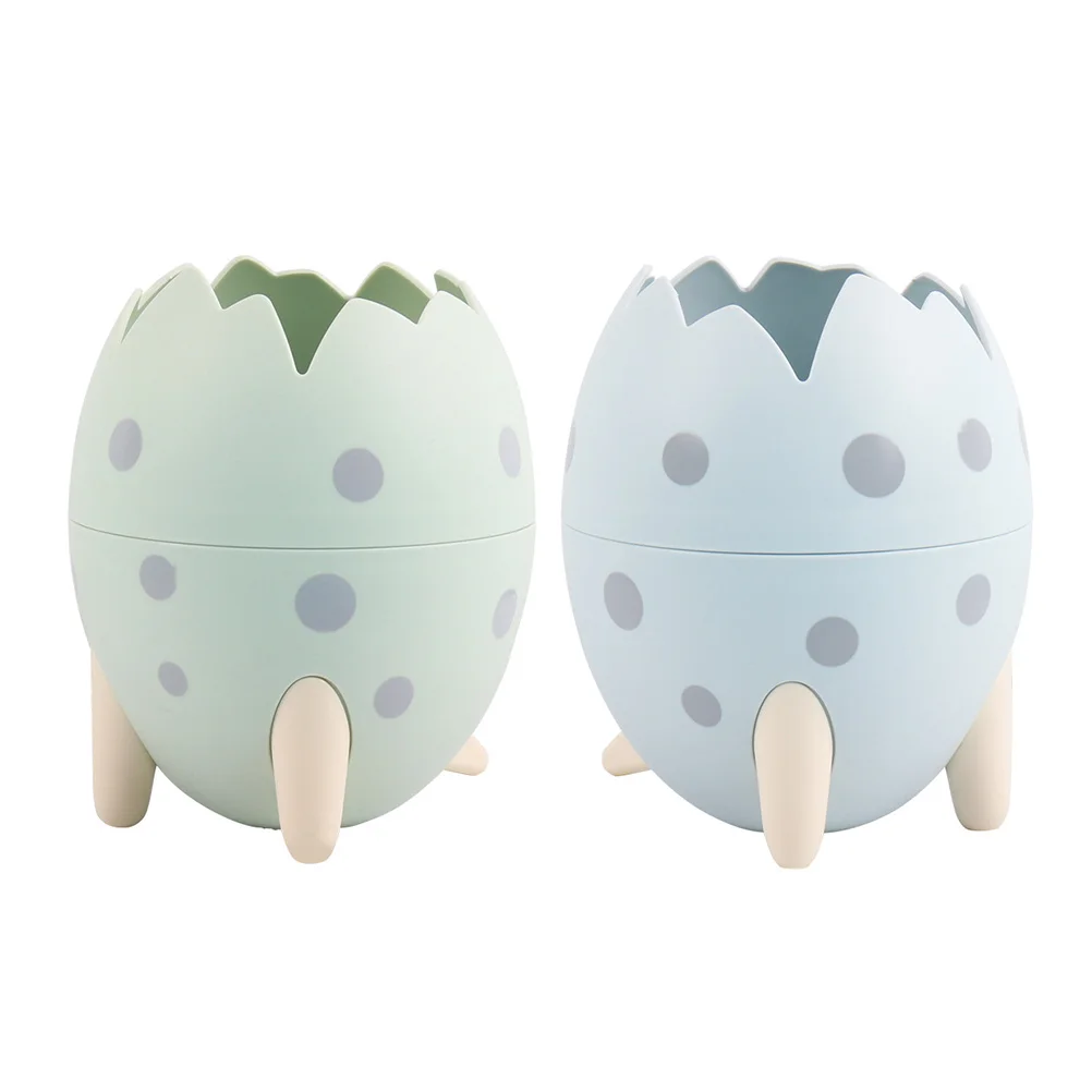 2 Pcs Egg Shape Pen Container Pen Holder Pen Organizer Stationery Holder