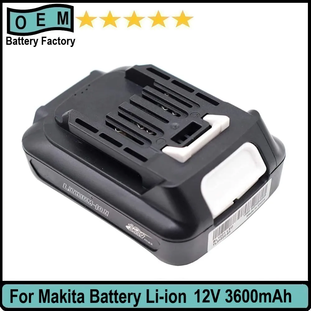Сменный аккумулятор BL1021B 197339 Ач 12 В для Makita, литий-ионный аккумулятор Max CXT BL1016 BL1041B-1 BL1040 BL1040B BL1015B
