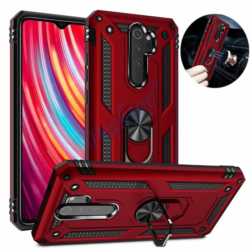 Чехол для Xiaomi Redmi Note 8 Pro, роскошный автомобильный чехол с кольцом-держателем для Redmi Note8, Note 8 Pro, мягкий силиконовый чехол-бампер
