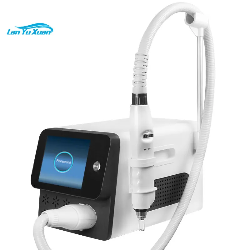 

Portable picosecond q switched nd yag laser 532nm 1064nm 755nm pico Carbon Peeling tattoo removal machine