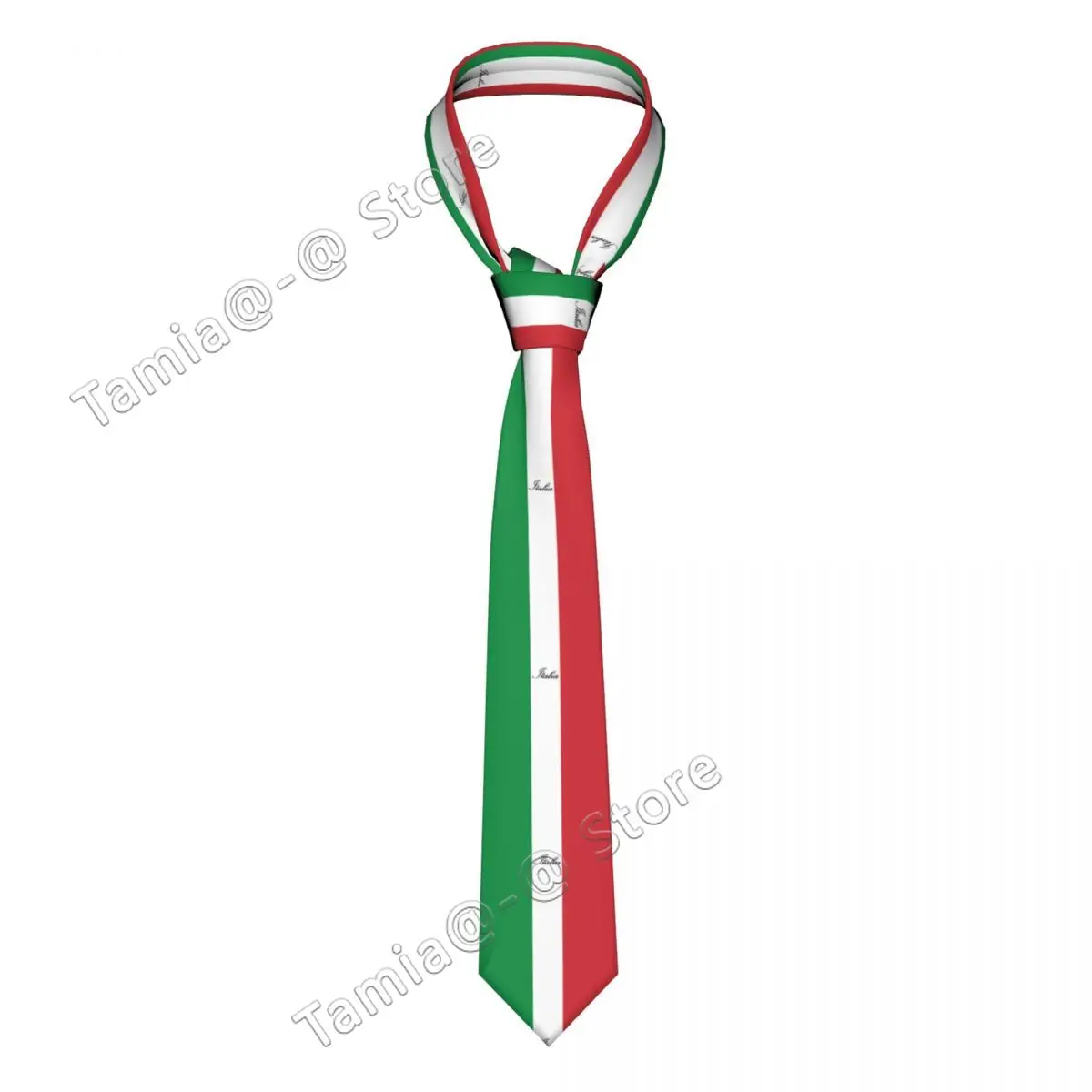 

Italian Flag Of Italy Italia Necktie Men Casual Polyester 8 cm Wide Neck Tie for Men Daily Wear Gravatas Wedding Accessories