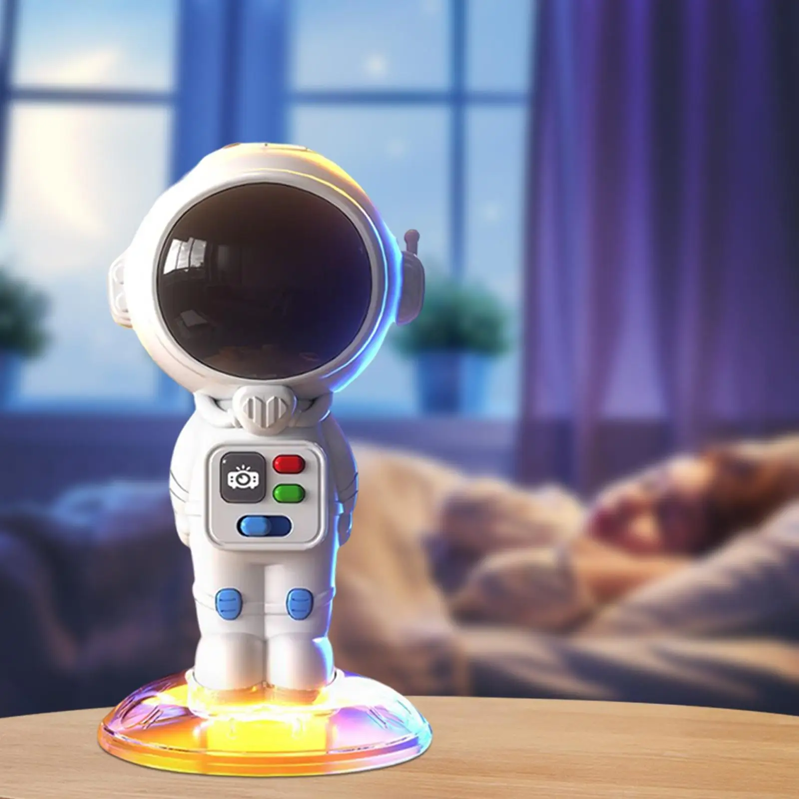 

Space Projector with Music Early Education Toy Machine Astronaut Projector Night Light for Girls Boys Toddler Holiday Gift