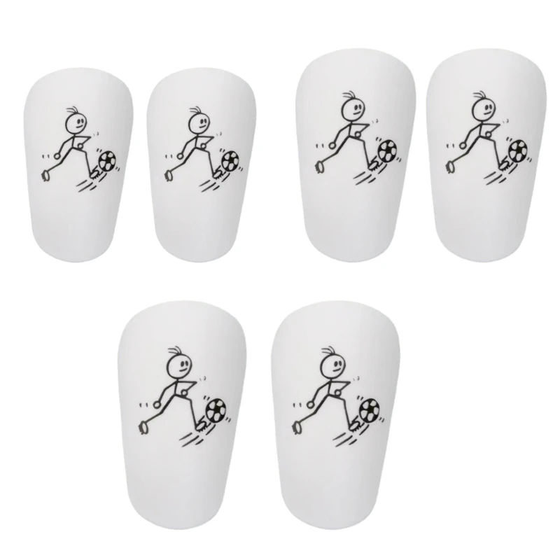 Yunyun 1 пара маленьких щитков для голени футбольные накладки на голень защитное