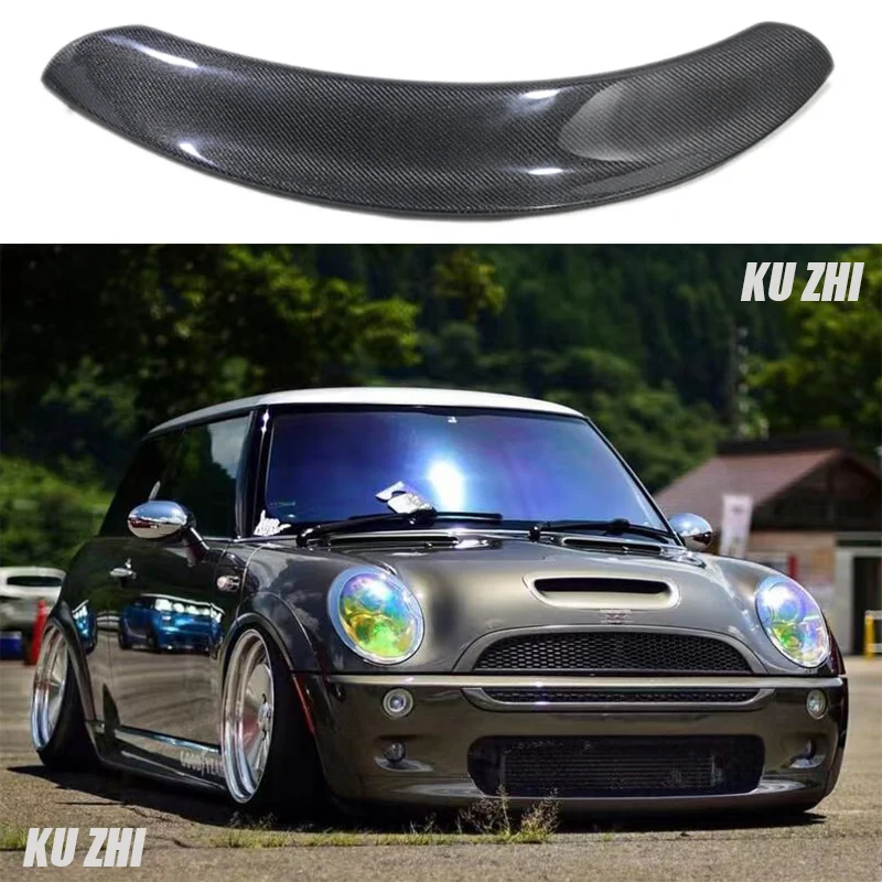 Для Mini R50 R51 R53 Cooper S 2001-2006 Высококачественный задний спойлер на крышу из углеродного волокна, крыло багажника, яркий черный задний спойлер (art.: 3920ccfa722cb) - 3920ccfa722cb