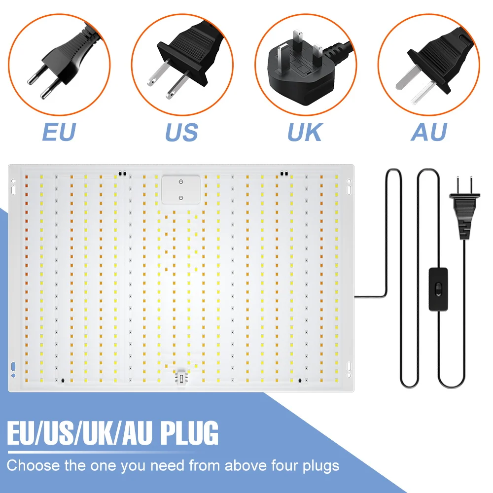 2000 Вт светодиодный квантовая доска фитолампа полного спектра для выращивания