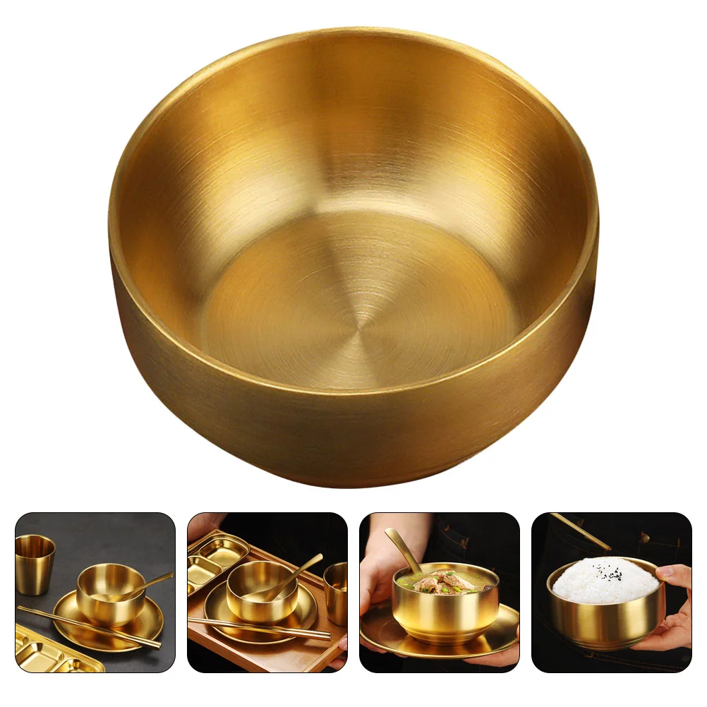 

Pickle Bowl Multipurpose Salad Stainless Steel Mixing Metal Portable Fruit Small Prep Cooking Rice Bowls Food Containers