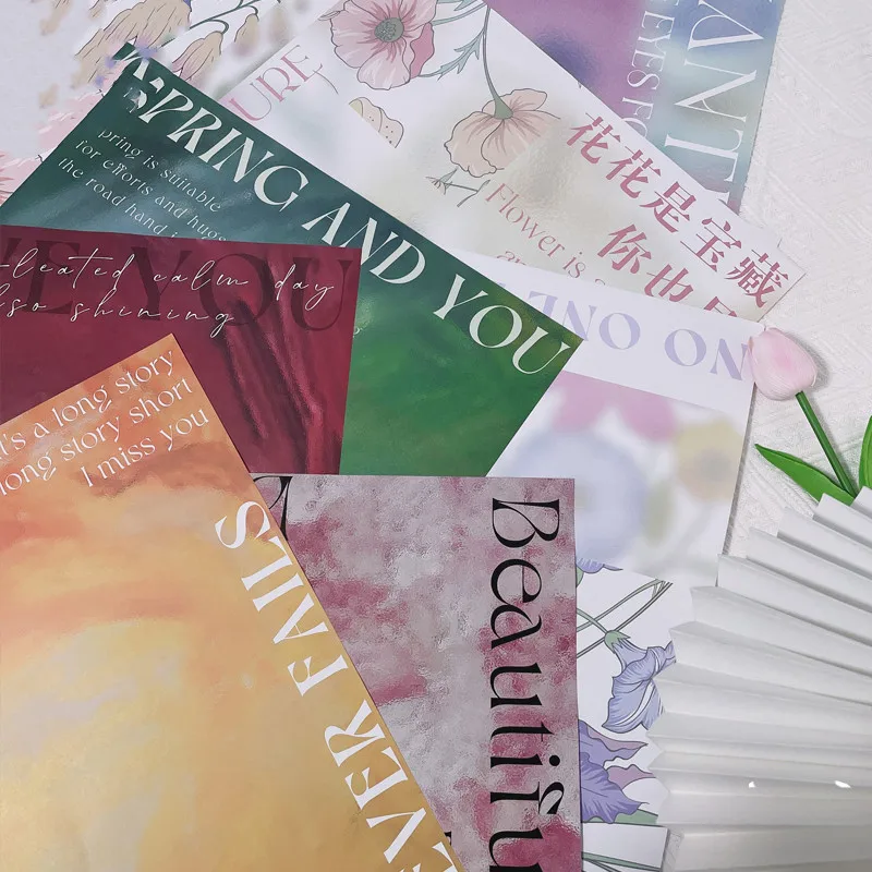 10 шт. бумага для масляной живописи цветочный магазин