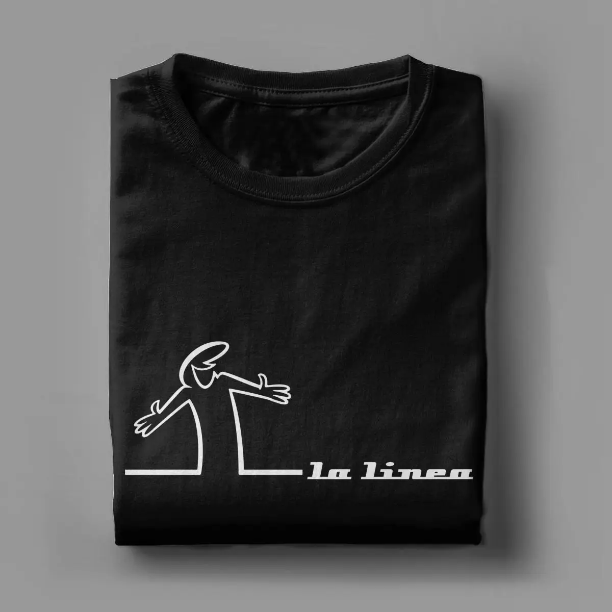 Забавные футболки La Linea The Line Osvaldo Cavandoli для мужчин из 100% хлопка футболка с