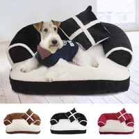 pet accessories cat dog bed sofa set puppy sleep cushion dog cat soft plush kennel mat small medium pet pad dog cat sofa bed