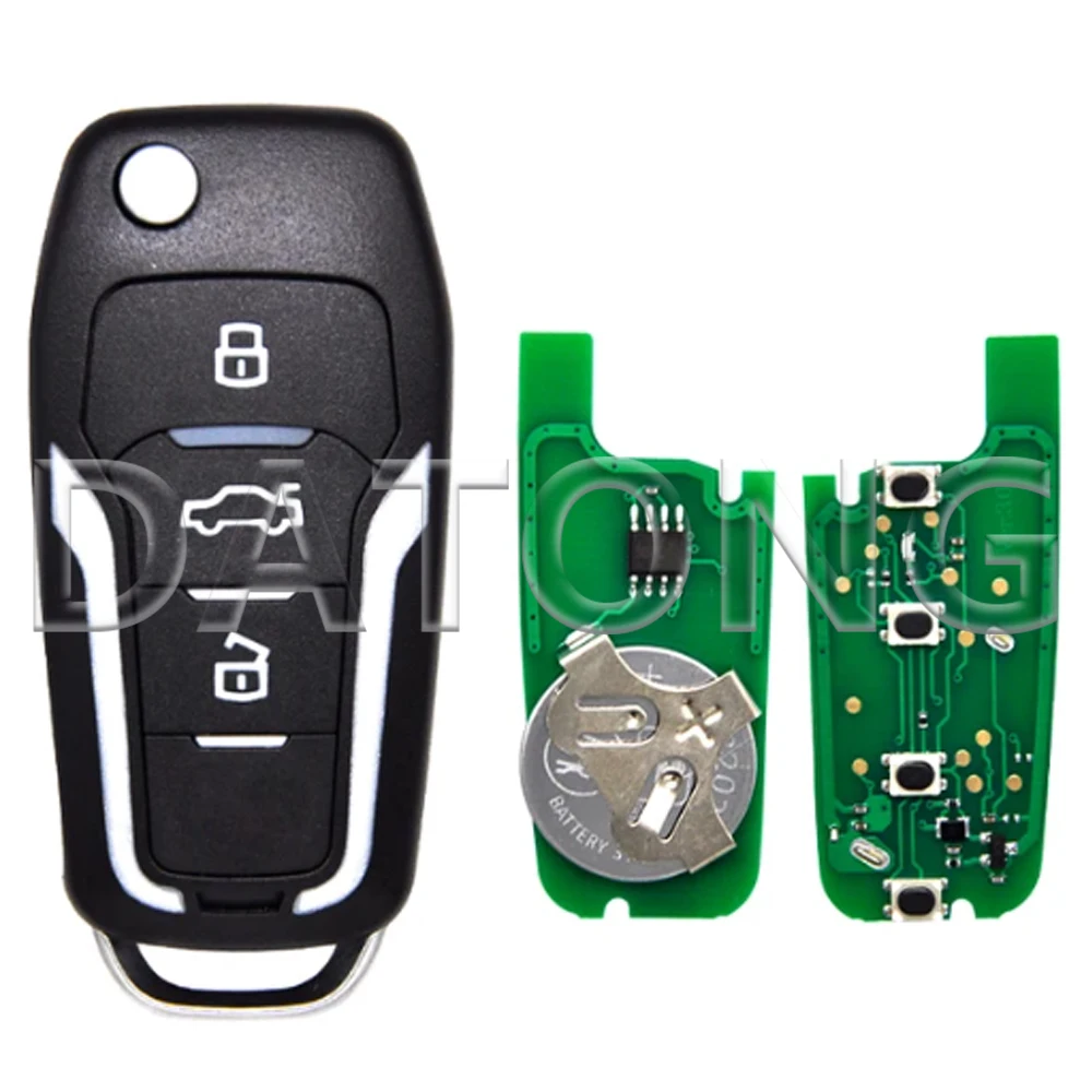 

Автомобильный пульт дистанционного управления Datong World для Ford Focus Edge Explorer Escape Ranger Mustang Flex Mercury 315/433 МГц CWTWB1U345, флип-ключ