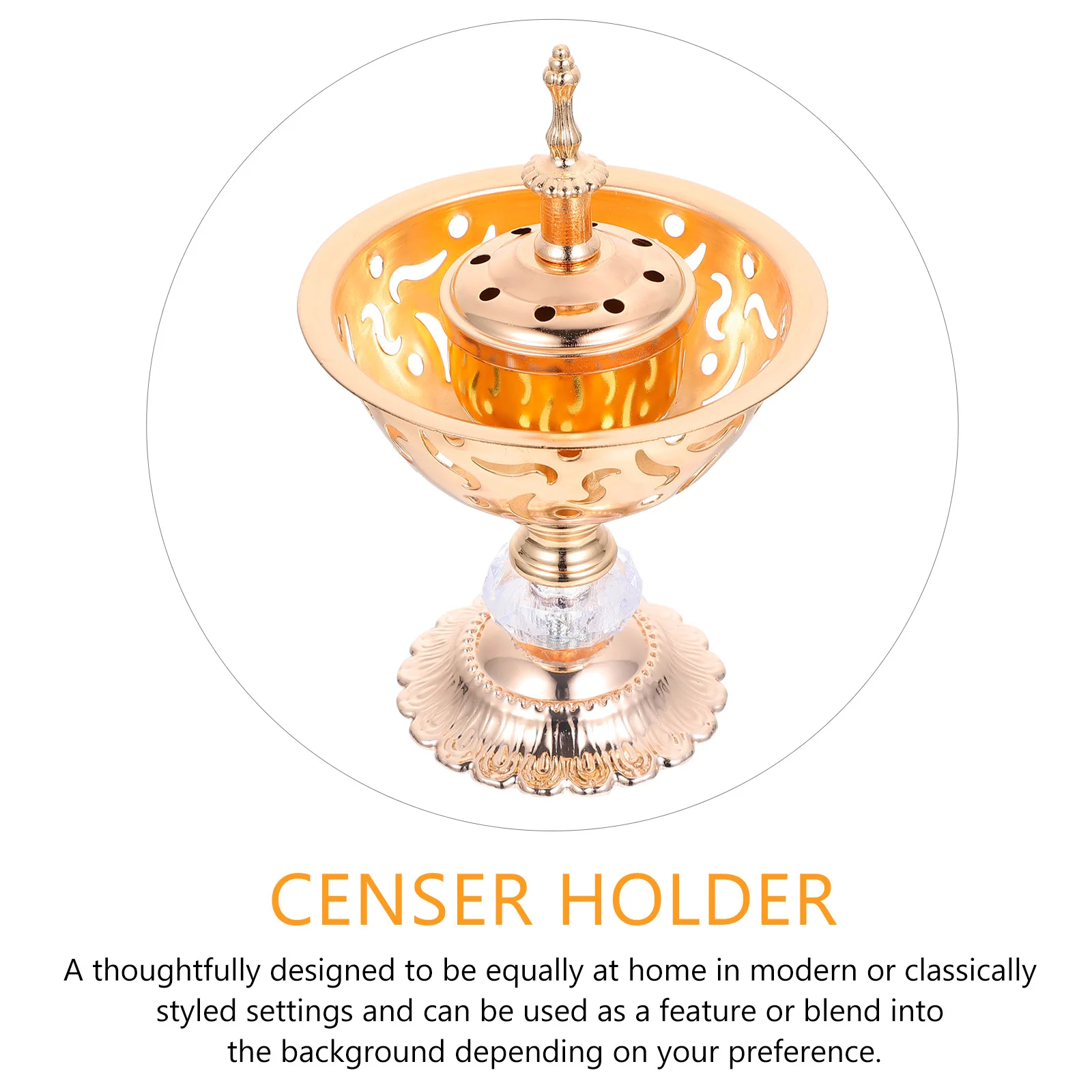 Тарелка для благовоний европейский полый держатель офисная горелка кованое