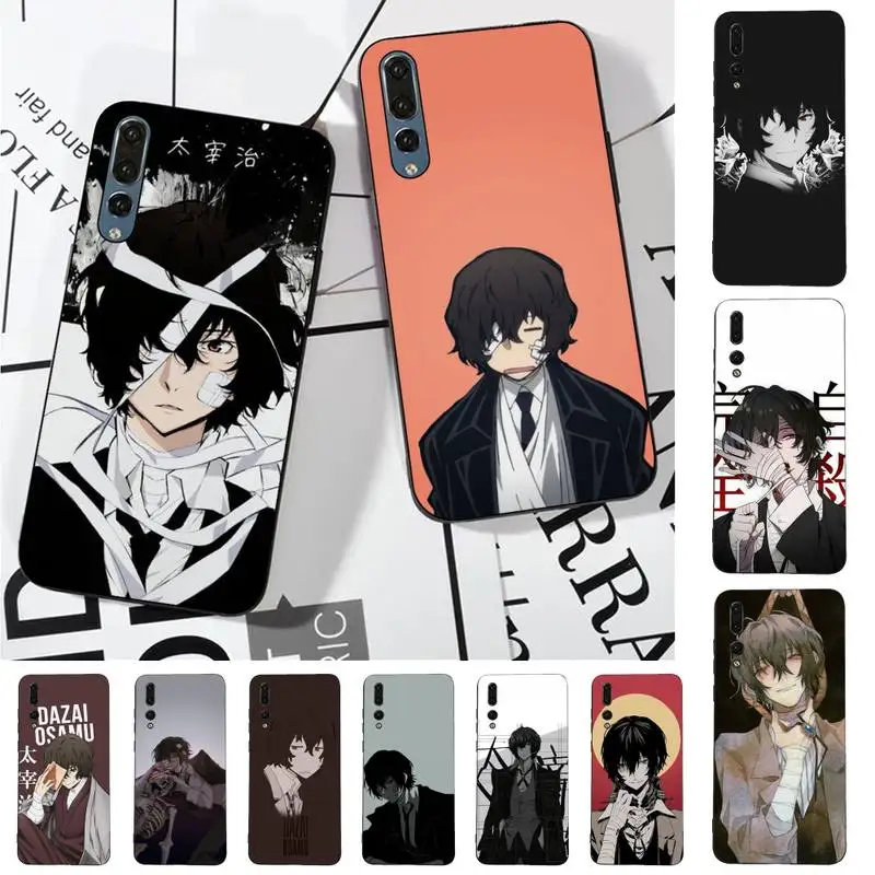 

Anime Bungou Stray Dogs Dazai Osamu Phone Case for Huawei P30 40 20 10 8 9 lite pro plus Psmart2019