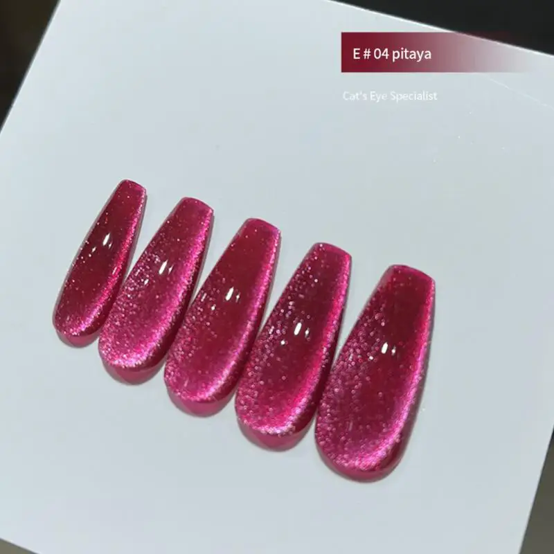 Sparkling Glitter Nail Polish Gel Magnetic Gel 10ml Elf Fairy Gel Nail Polish Nail Accessories Cat Eye Nail Polish 6 Colors