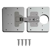 12pcs cabinet hinge repair plate stainless steel furniture cupboard repair mount tool drawer door hinger repair accessories