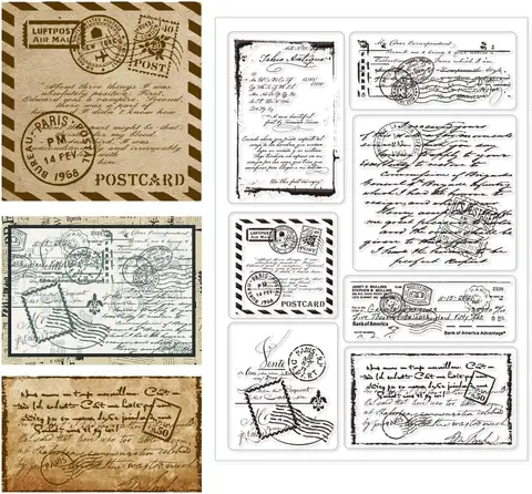 Прозрачные силиконовые штампы для скрапбукинга