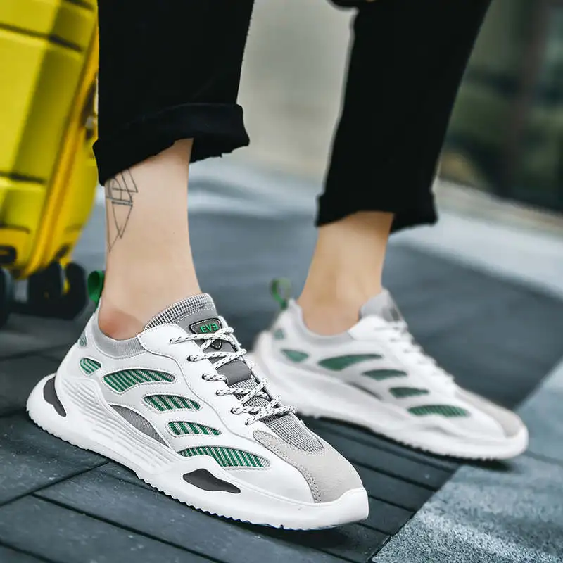 

Comfy Black Running Shoes Daily Wear White Sports Shoes Non-Leather Casual Black Sneakers Size 10 Sneakers Man Sport Dad Tennis