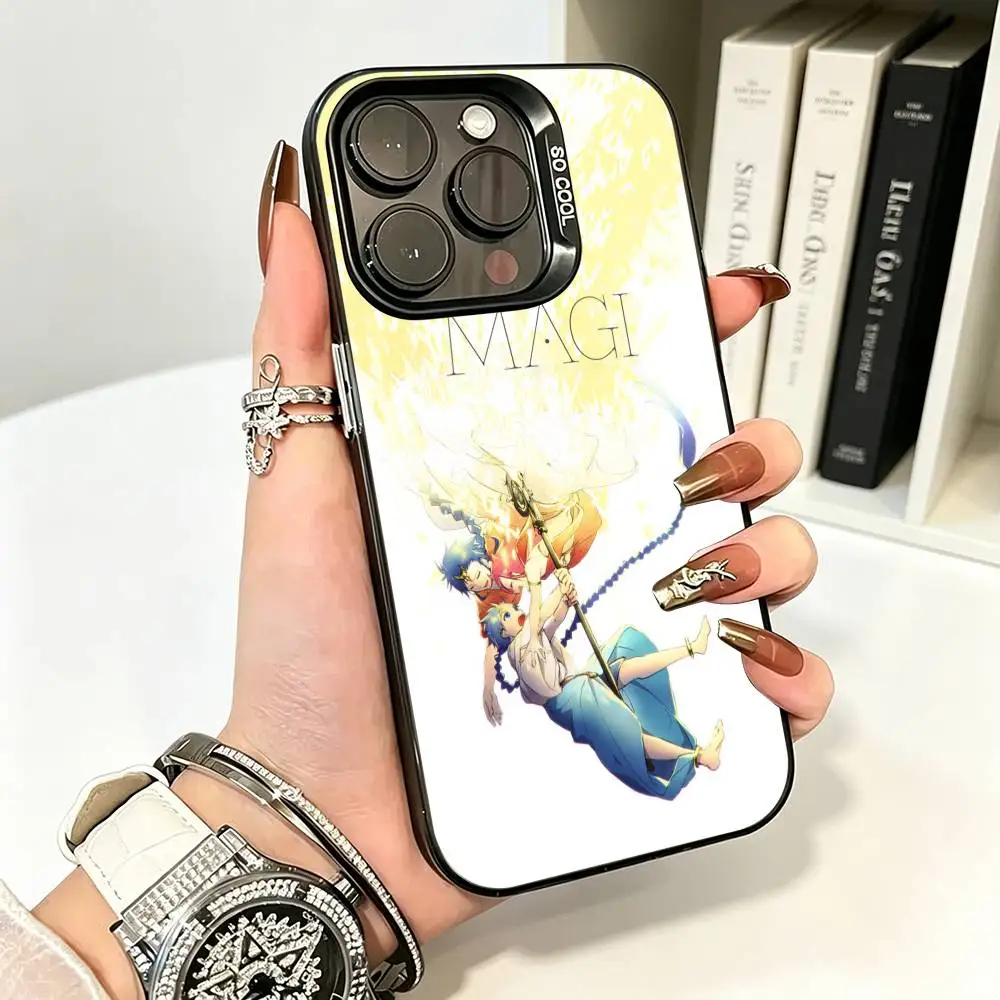 Фото Чехол-бампер для iPhone 17 16 15 14 13 12 11 Pro Max Air из цветного силикона, серебристый, с дизайном «Фэнтези-приключение: Маги. Лабиринт магии» №5
