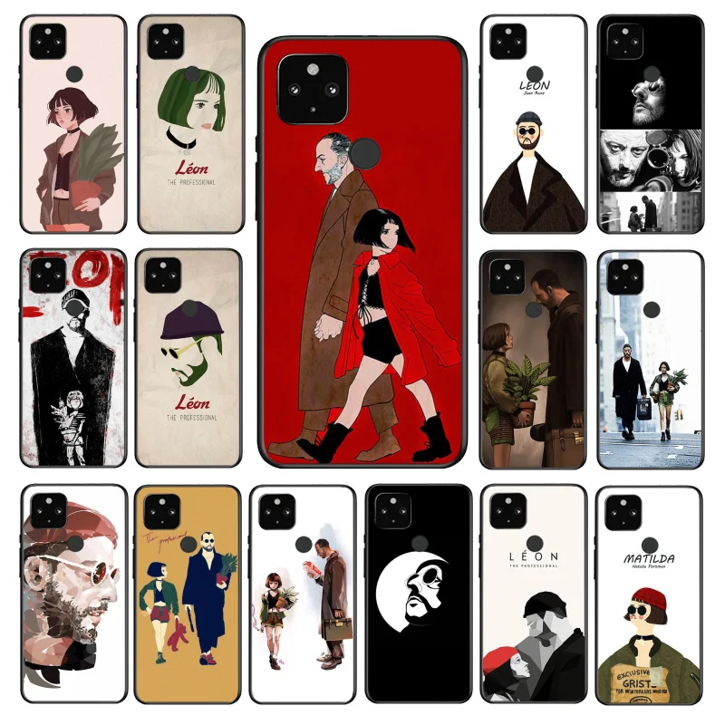 

Leon Matilda Natalie Portman Phone Case for Google Pixel 7 6 Pro 6A 5A 4A 3A Pixel 4 XL Pixel 5 6 4 3 XL 3A XL