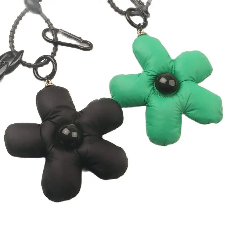 

Новинка тканевый искусственный цветок искусственный плюшевый Открытое кольцо цепочка аксессуары чехол для наушников сумка брелок подарки