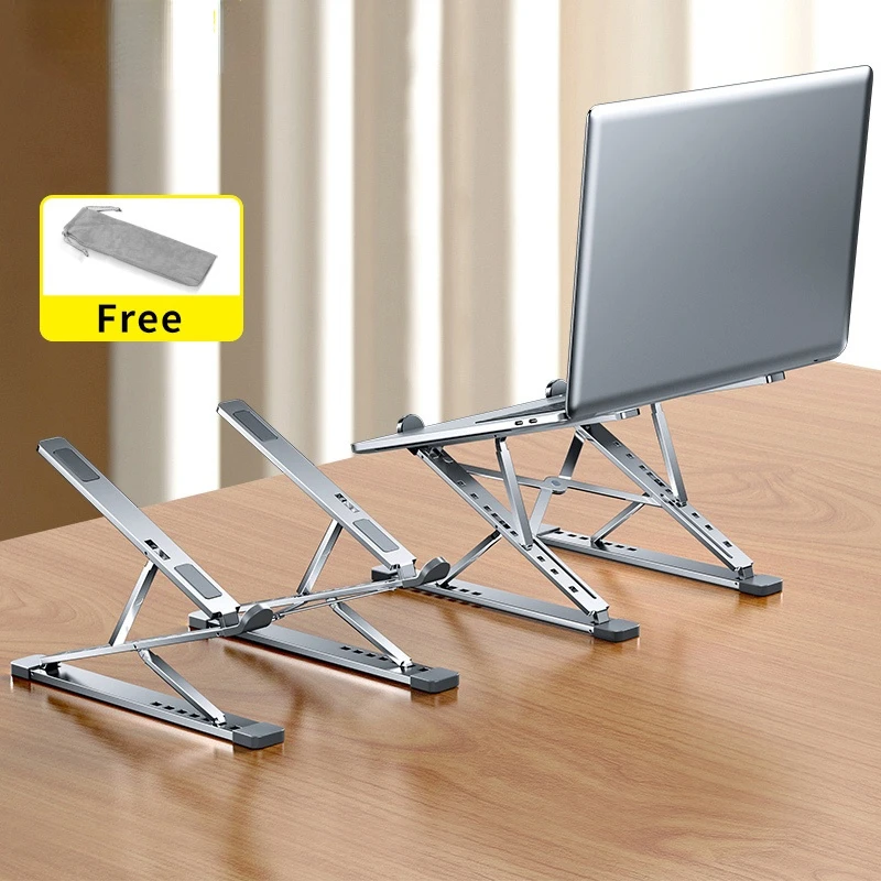 

Xiaomi NEW Adjustable Aluminum Laptop Stand For Macbook Tablet Notebook Stand Table Folding Cooling Stand For Laptop
