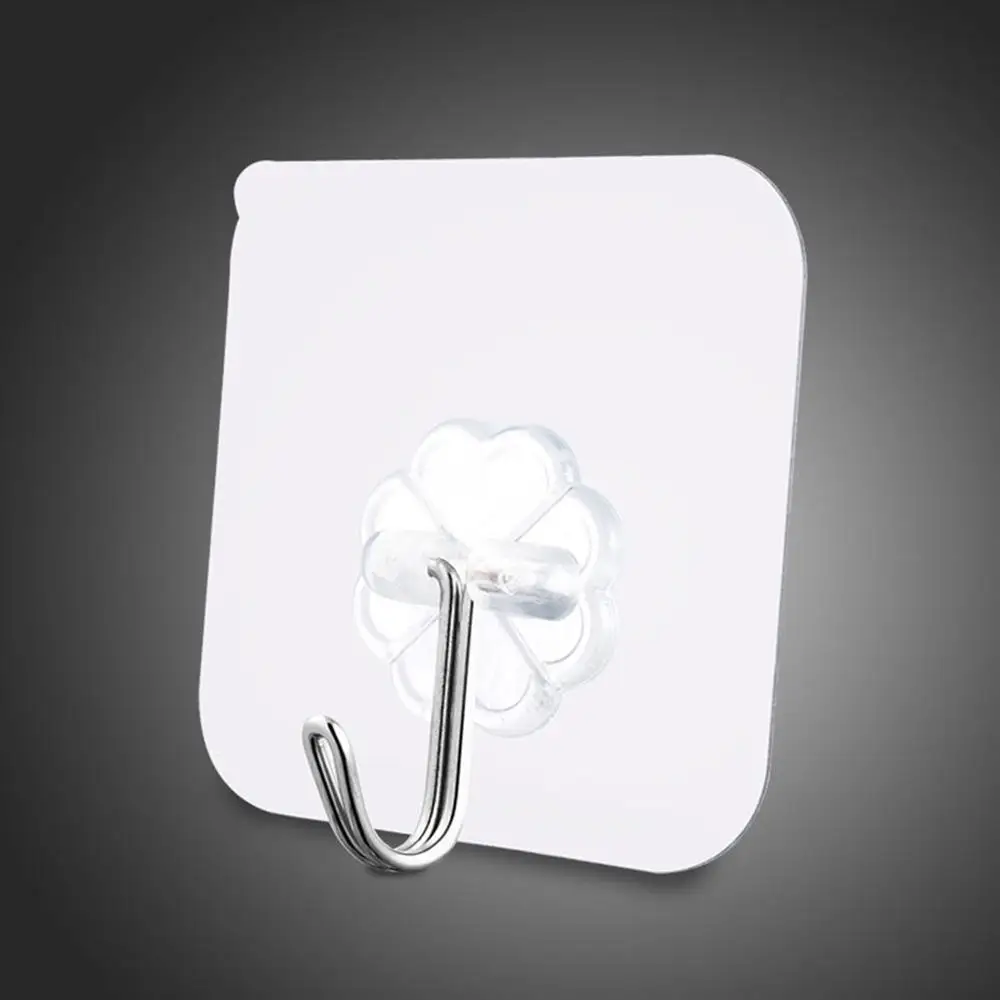 

Универсальный настенный крючок для двери, вешалки с большой нагрузкой, крючок, прочный самоклеящийся крючок 6x6 см, домашние крючки для хране...