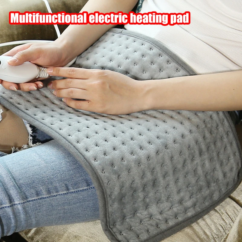 Electric Heating Pad Throw Blanket Timer Physiotherapy Heating Pad For Shoulder belly Back Spine Leg Pain Relief Winter Warm