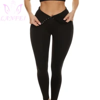 lanfei shapewear leggings women push up leggings sexy high waist tummy control compression leggings