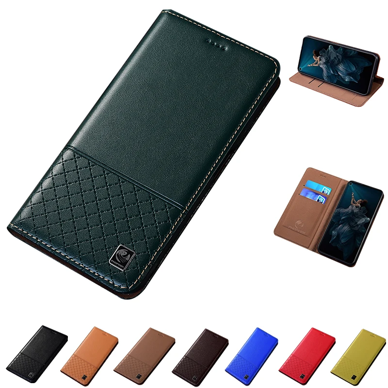 Магнитный чехол для Motorola Moto G73 G53J G53Y G53 G23 G13 G82 G72 G62 G52 G42 G32 G22 из натуральной кожи с 2