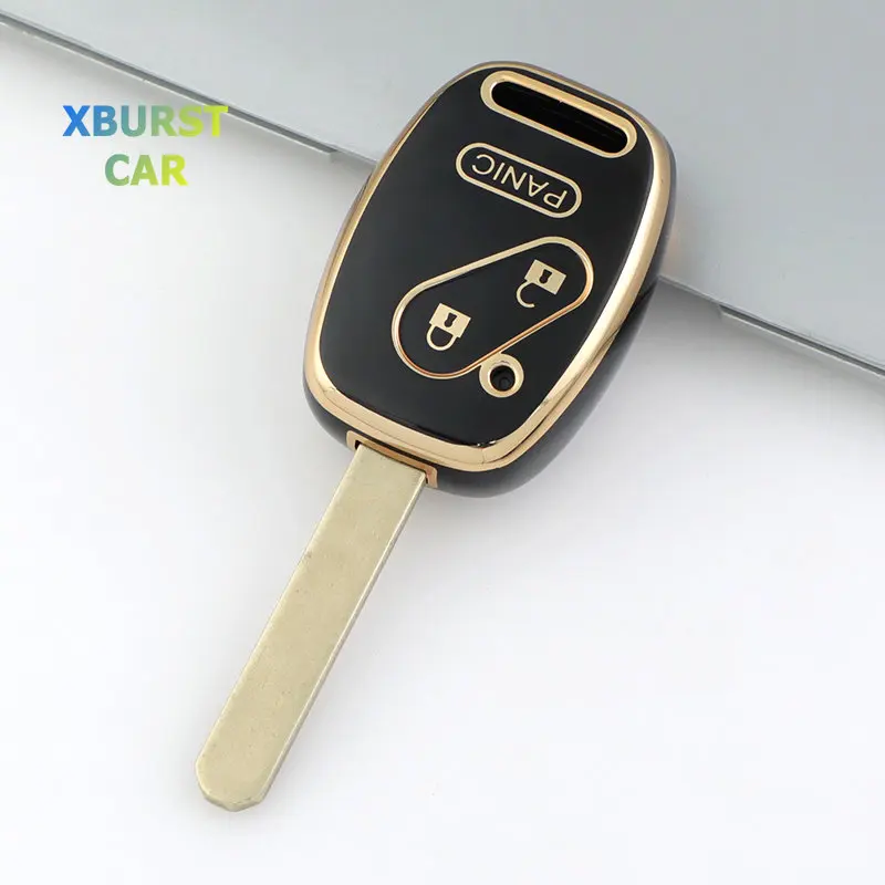 

TPU Key Shell for Honda CR-V Freed Freed Pilot StepWGN Insight Fit CIVIC JAZZ Pilot Accord 2/3/4 Buttons Car Key Case Cover