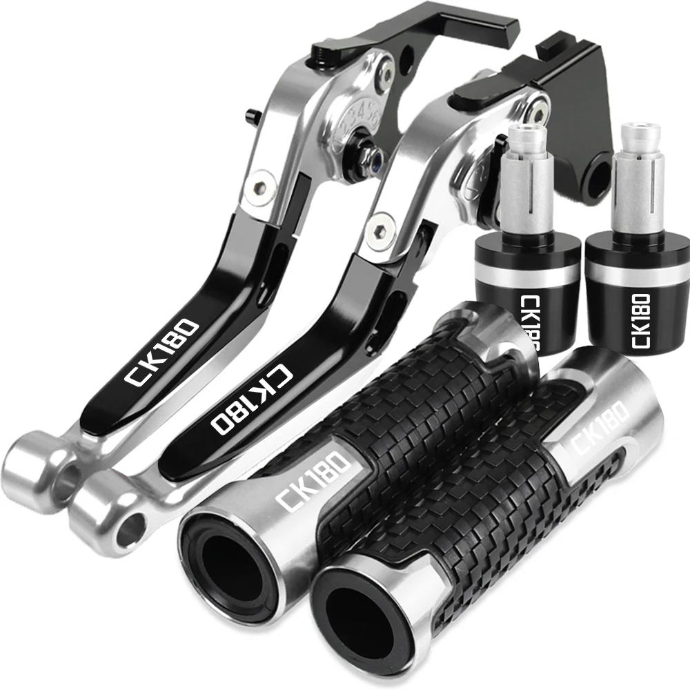 

Motorcycle Adjustable Extendable Brake Folding Clutch Levers For KYMCO CK180 CK 180 ck180 All years Hand Grips Handlebar Ends