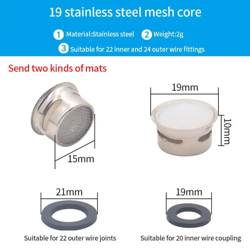 

Водосберегающий аэратор для раковины, пластиковые запасные части, аэратор для водопроводного крана с цветами, вставка, ограничитель потока...