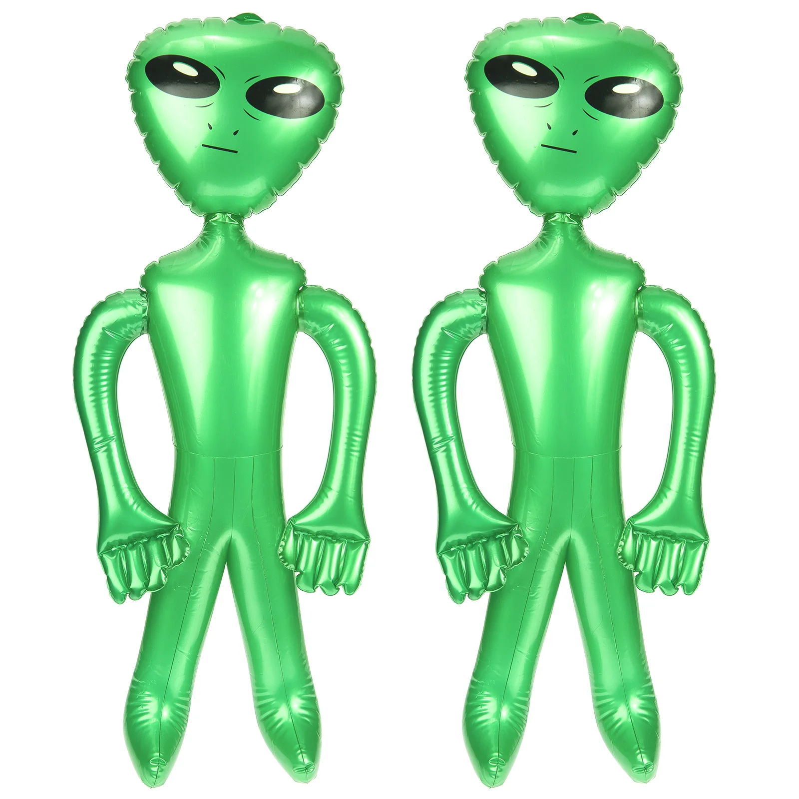 

2 Pcs Inflatable Alien PVC Toys Balloon Halloween Summer Kids Decorations Party Favors Alien-Shaped Balloons Man Inflatables