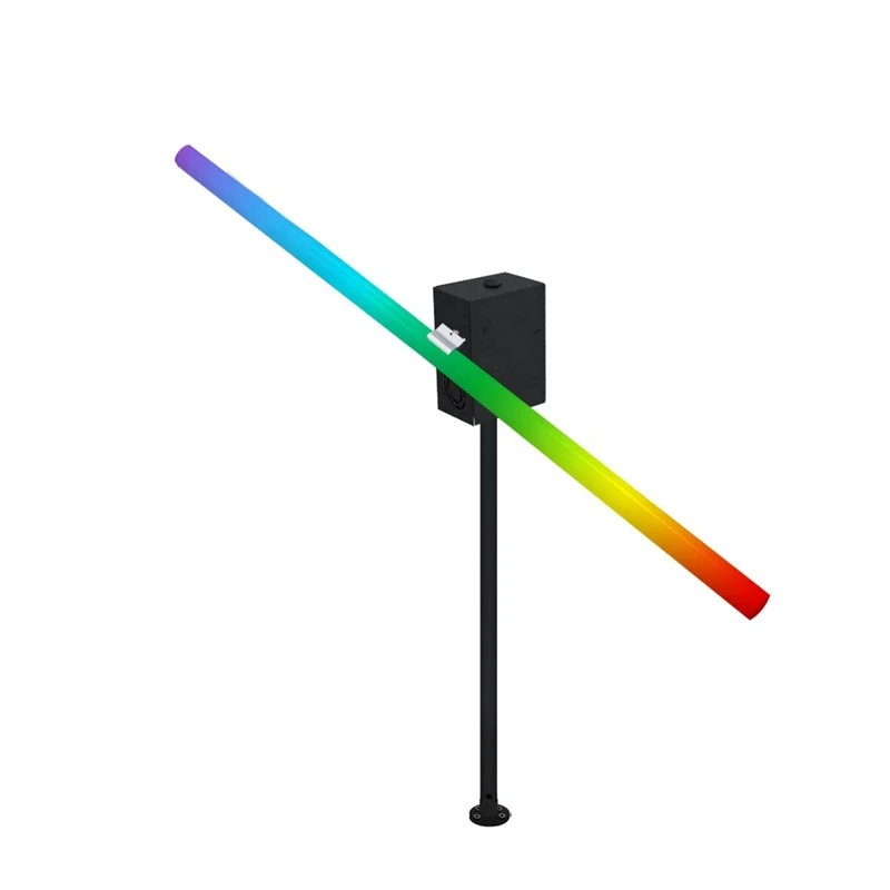 2 шт. 1 м 360 RGB пиксельная трубка градусов автоматическая кинетическая вращающаяся