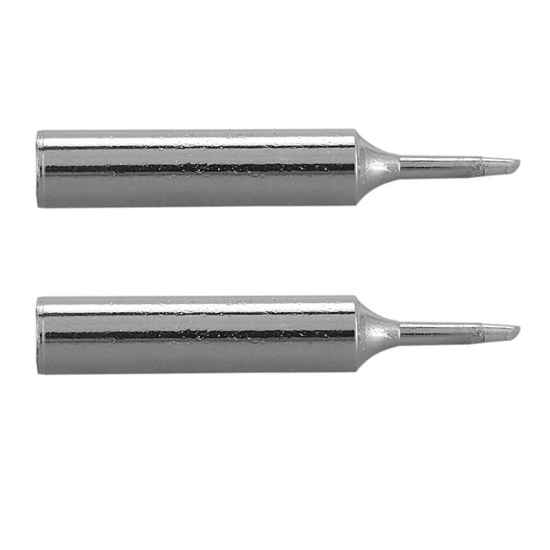 

2X 900M-T-1C Replaceable Bevel Style Soldering Iron Solder Tip