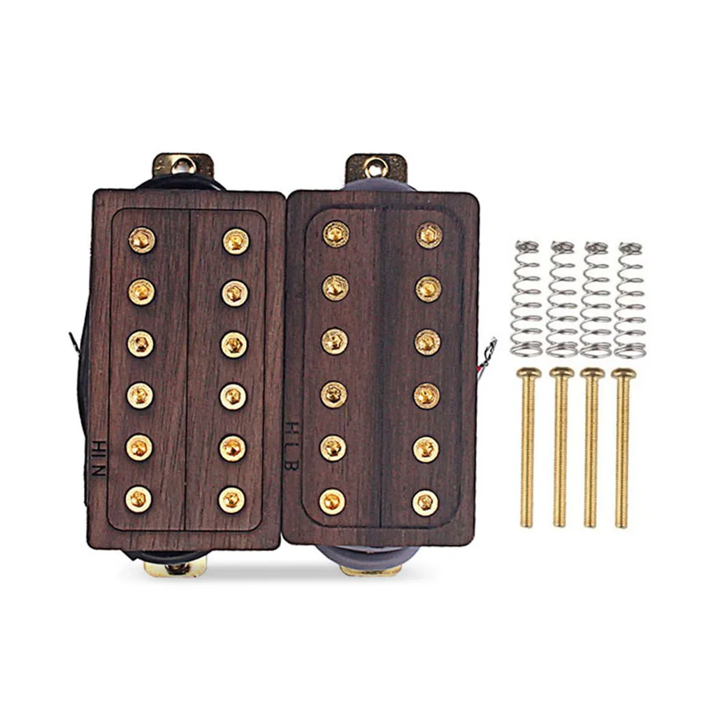 

Electric Guitar Bass Pickup Wood Instruments Part Guitars DIY Repair Professional Pickups Accessories Musician